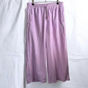 adidas Originals Adicolor Classics Wide Leg Training Pants Lilac Lavender Size L